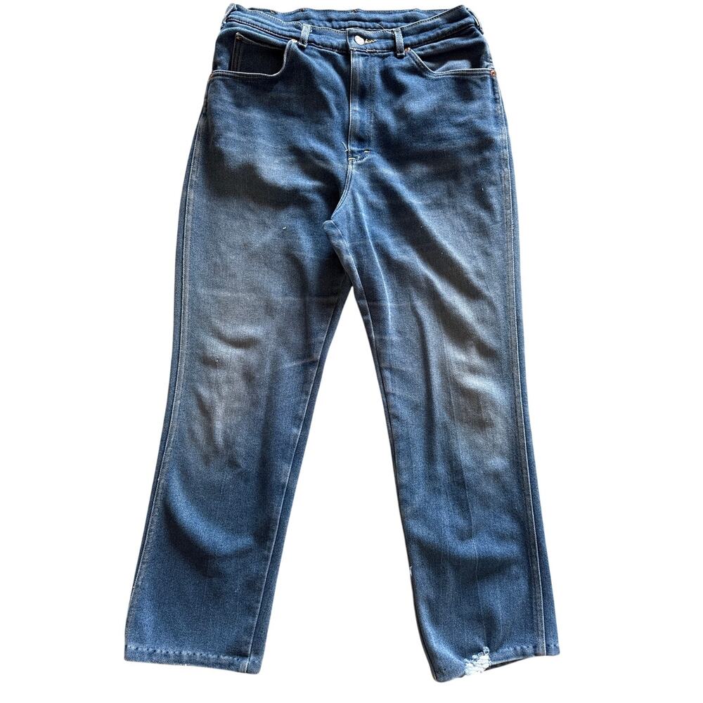 Vintage 80s 90s Lee USA Made Distressed High Rise Jeans 31x28